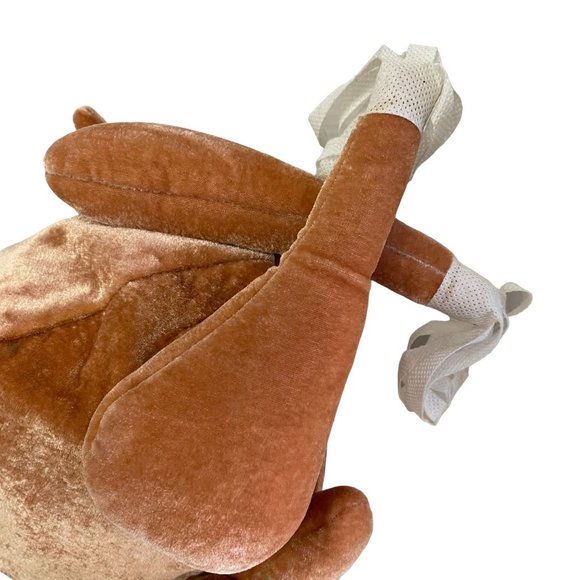 TURKEY HAT Plush Thanksgiving Day Roasted Turkey Friendsgiving One Size - Picture 4 of 4